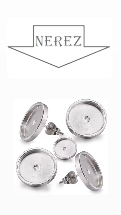 Nerez puzety s lůžkem 12mm-1pár