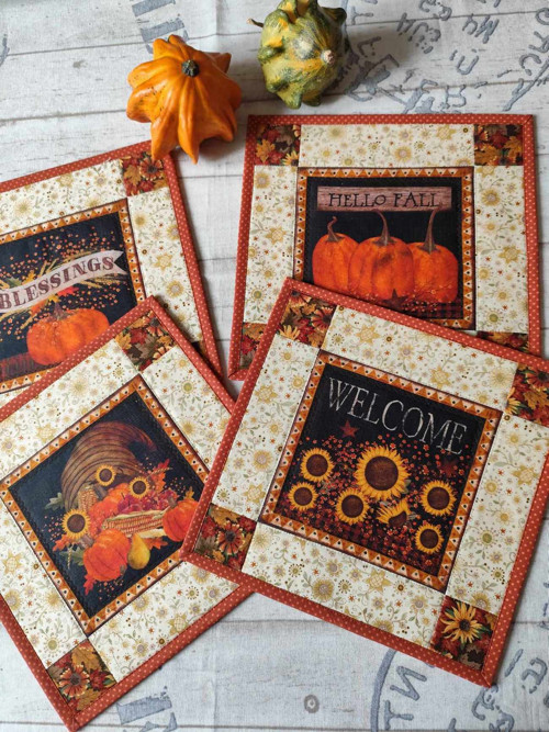 Hello Fall... prestierky 4 ks