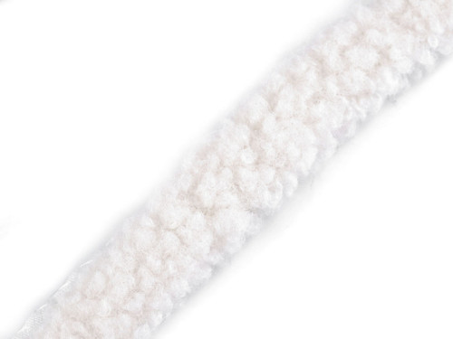 Všívací lemovka / lampas šíře 3,5 cm (1m) - bílá