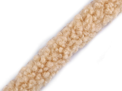 Všívací lemovka / lampas šíře 3,5 cm (1m) - béžová