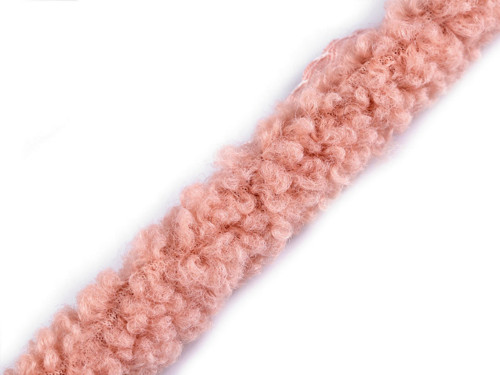 Všívací lemovka / lampas šíře 3,5 cm (1m) - pudrov