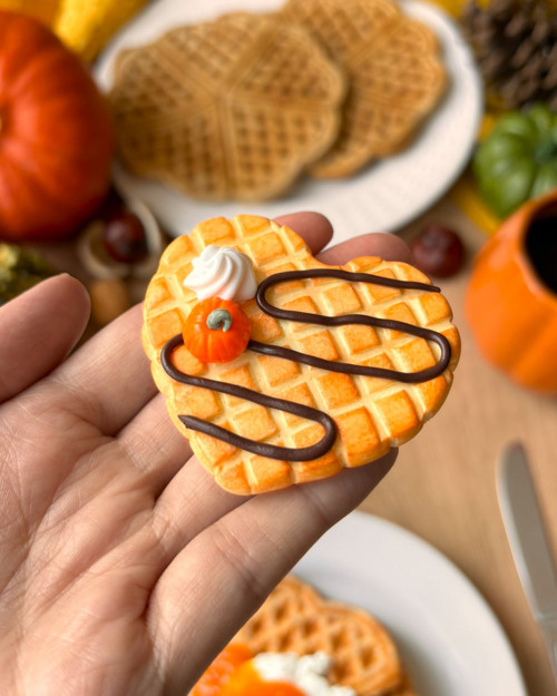 Dýňová waffle (brož) — foto 1