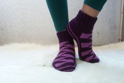 Pletené ponožky unisex — foto 1