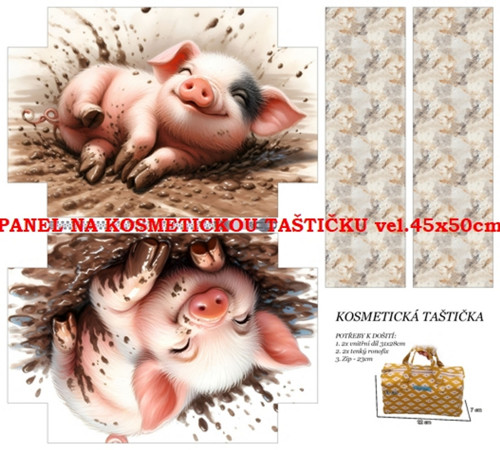 Panel na taštičku bavlna