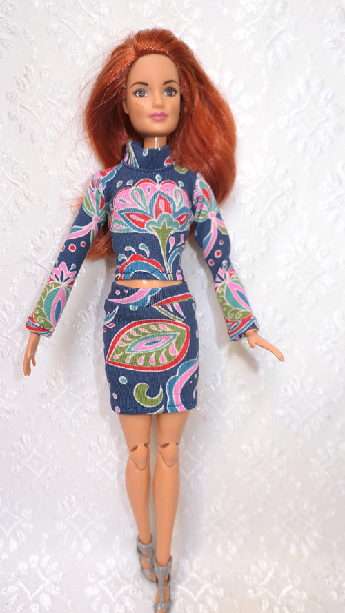 Barbie - natahovací sukně