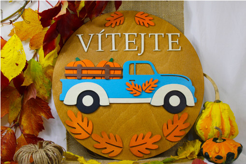 Dekorativní cedule - Vítejte