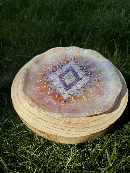 Sri Yantra tácek