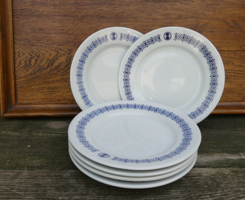Z jídelny...porcelánové talíře dezertní, 6 kusů