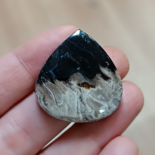 Palmový Achát, ID 4299, 30x28 mm