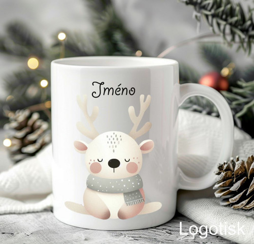 Vánoční hrnek SOB se jménem — foto 1