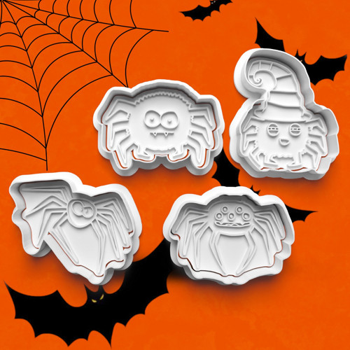 Vykrajovátka Halloween - 4x pavouk