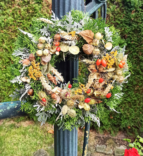 Přírodní věneček podzimní — foto 1