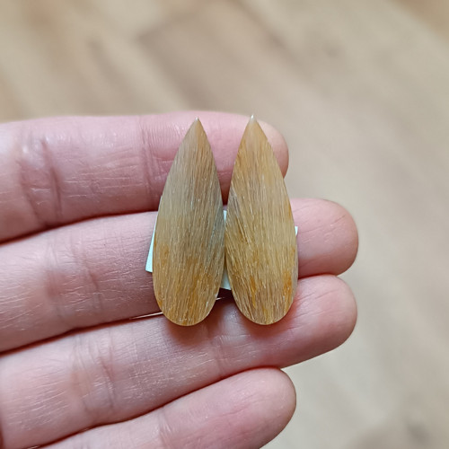 Rutil s křemenem, ID 4339, 32x11 mm - výprodej