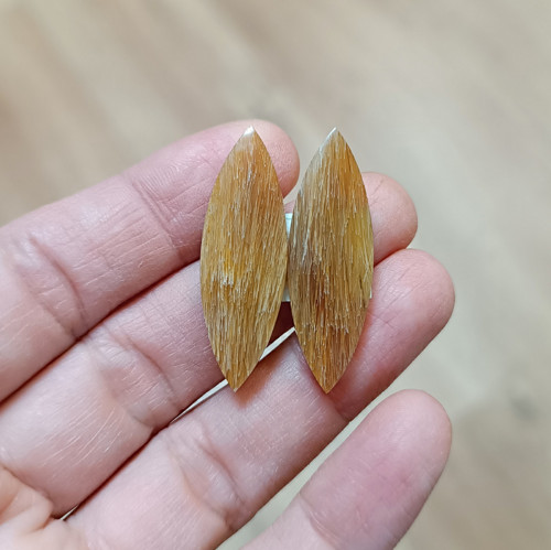 Rutil s křemenem, ID 4338, 35x11 mm - výprodej