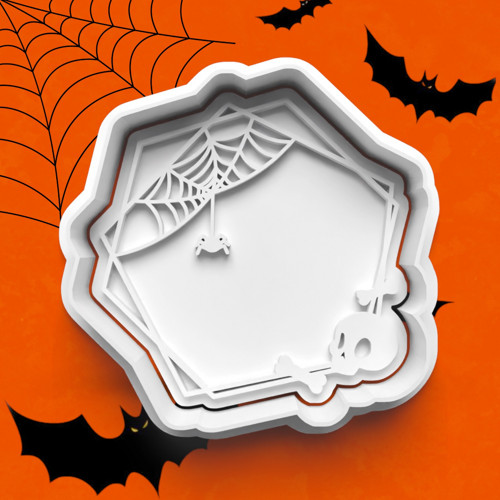 Vykrajovátko rámeček pro vlastní nápis - halloween