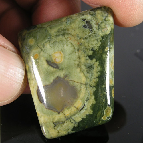 Přírodní jaspis, kabošon, 48,97ct., 43,1x28,8x6 mm