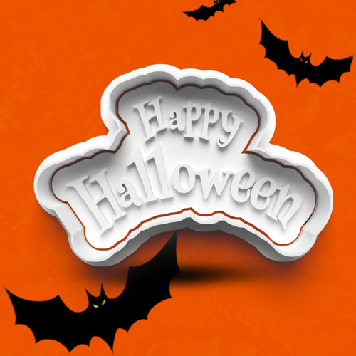 Vykrajovátko Halloween - happy Halloween