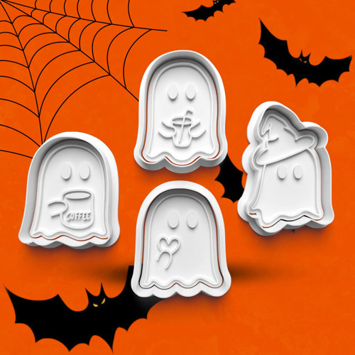 Vykrajovátka Halloween - duch 4x