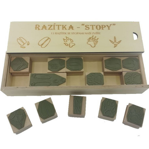 Sada RAZÍTEK - stopy zvěře — foto 1