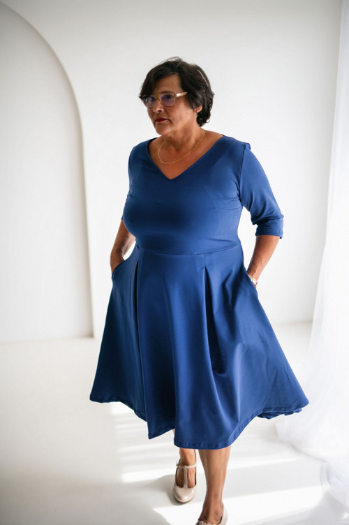 Šaty Šarm Pařížská modř