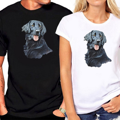Flat Retrívr Tričko Tričko Unisex