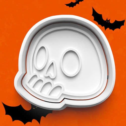 Vykrajovátko Halloween - lebka