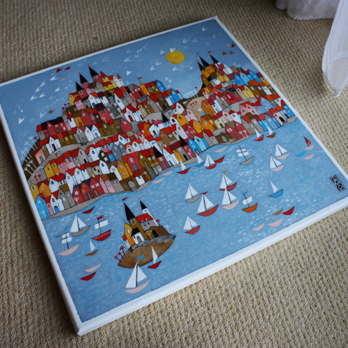 Slaná vůně léta ... 50x50cm — foto 1