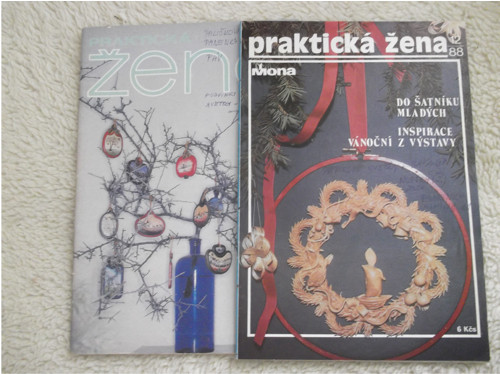 Set 8 ks. časopisů Praktická žena 80tá léta.