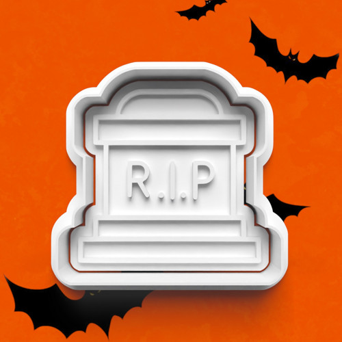 Vykrajovátko Halloween - náhrobní kámen RIP