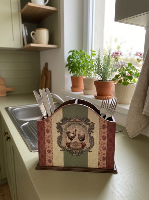 Organizér na příbory Country Kitchen