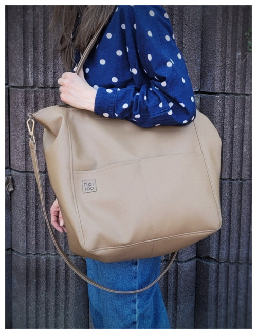 Béžová taška Lazy bag Pocket