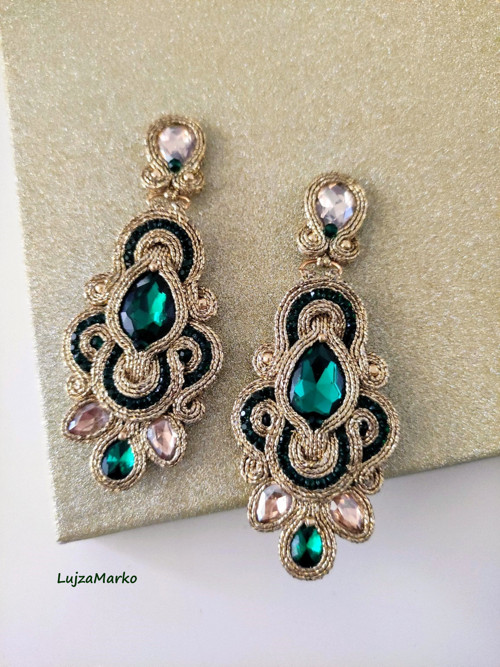Arabela - luxusní soutache/ sutaš náušnice