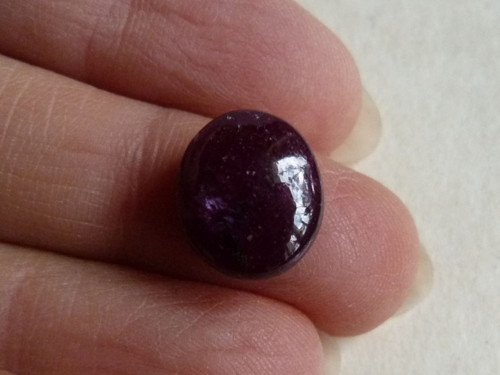 Rubín - kabašon - 1,2 cm (R5) — foto 1