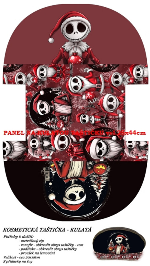 Panel na taštičku bavlna — foto 1