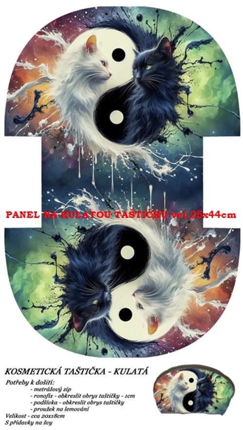 Panel na taštičku bavlna — foto 1