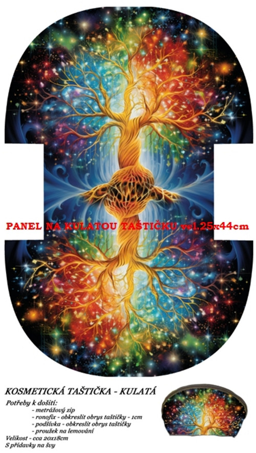 Panel na taštičku bavlna — foto 1
