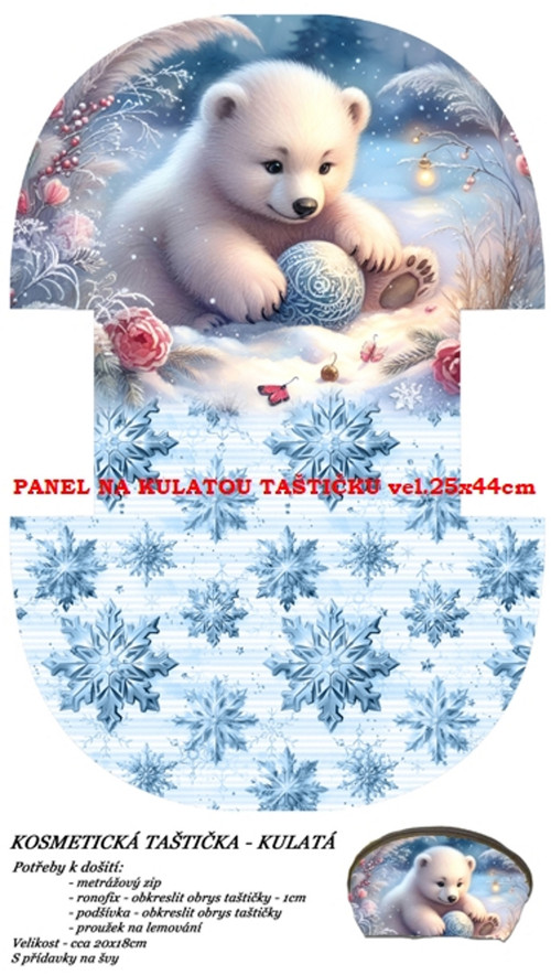 Panel na taštičku bavlna