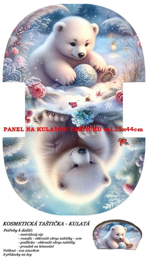Panel na taštičku bavlna — foto 1