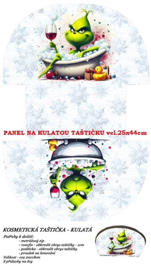 Panel na taštičku bavlna — foto 1