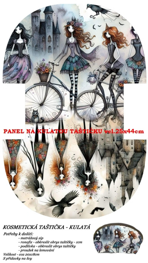 Panel na taštičku bavlna — foto 1