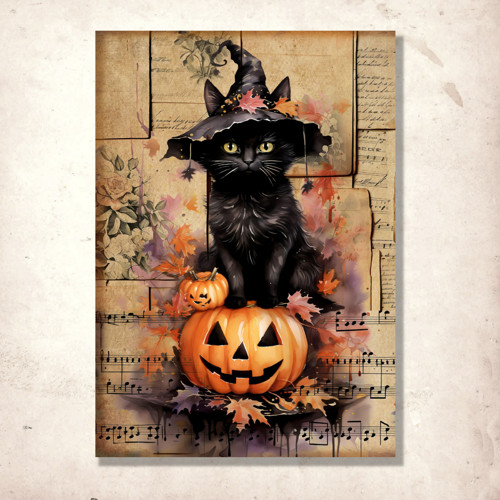 Kočičí halloween 1.