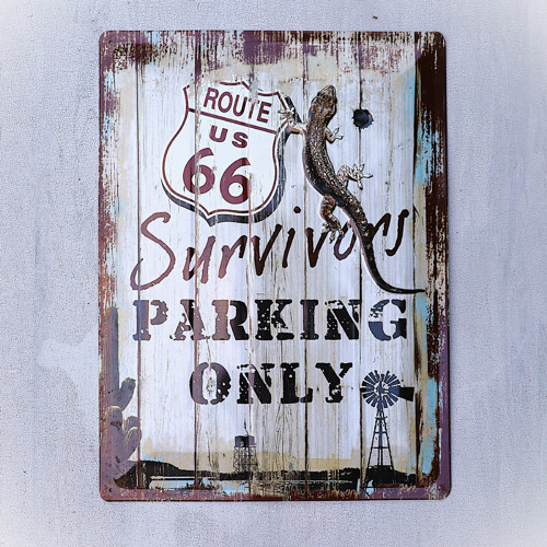 Plechová cedule Route US 66 — foto 1