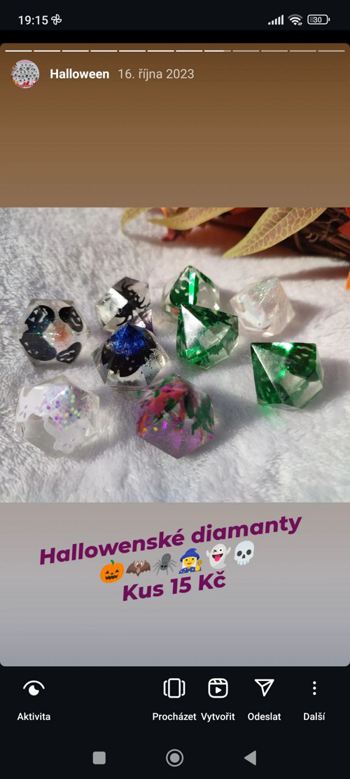 Halloweenský diamant — foto 1