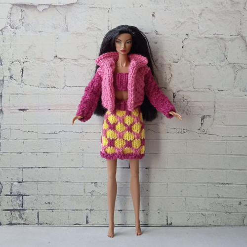 Barbie, FR, Integrity - kabátek, sukně, top — foto 1