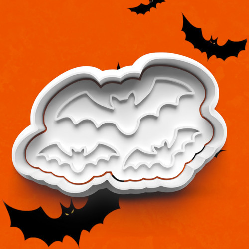 Vykrajovátko Halloween - netopýr
