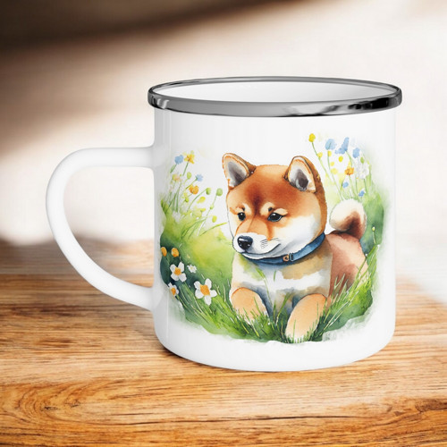 Shiba inu 03 - Plecháček / hrnek