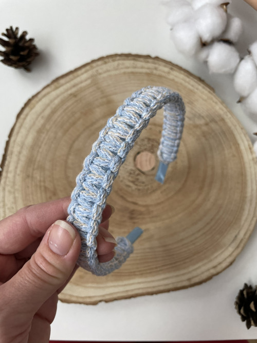 Macrame dětská čelenka Frozen