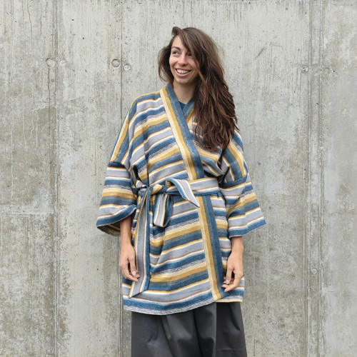 Kimono kabátek flanel
