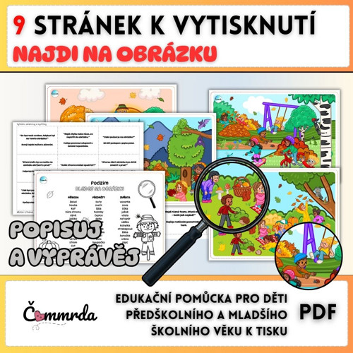Hledej a najdi na obrázku (PDF k tisku)