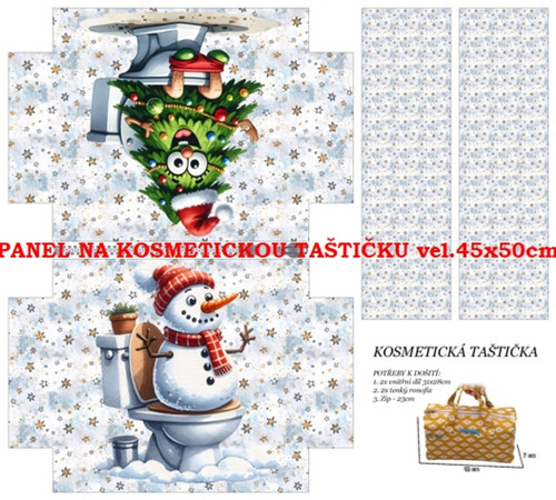 Panel na taštičku bavlna